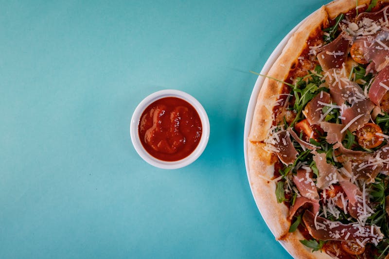 Build your own MOD size pizza with any toppings